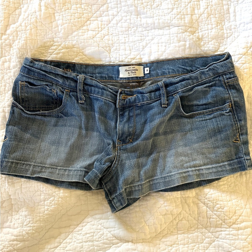 Abercrombie & Fitch Blue Jean Shorts Classic Denim Style